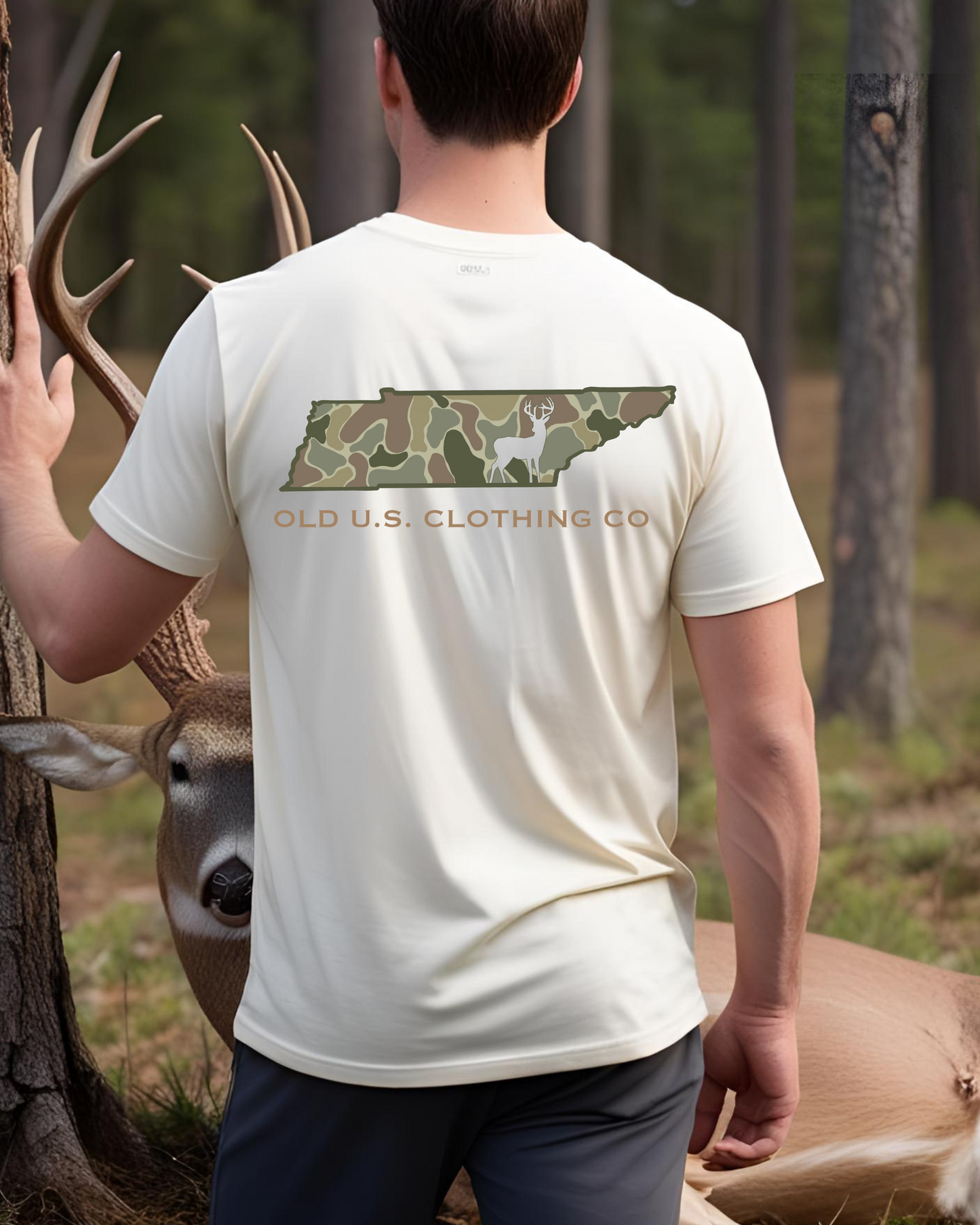 Camo Deer TN State T-Shirt