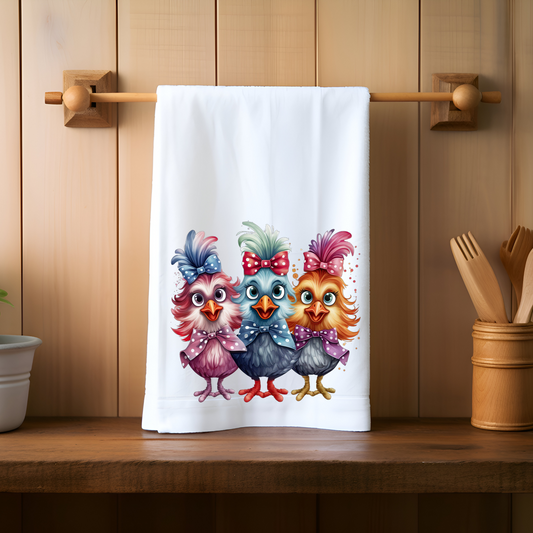 Chicken Trio Kitchen Towel