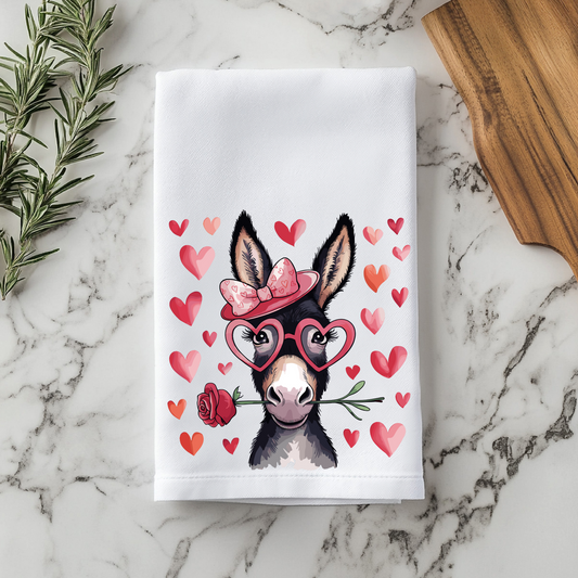 Donkey Love Kitchen Towel