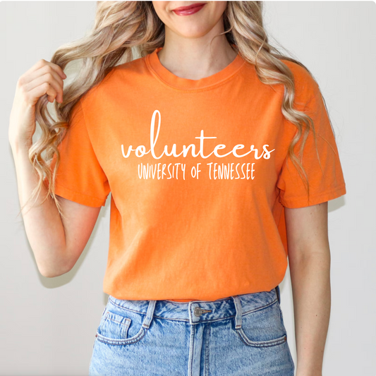 Orange “Volunteers – University of Tennessee” Graphic Hoodie